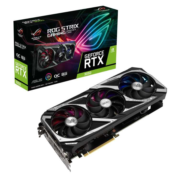 ASUS ROG GeForce RTX 3050 OC Edition 8GB