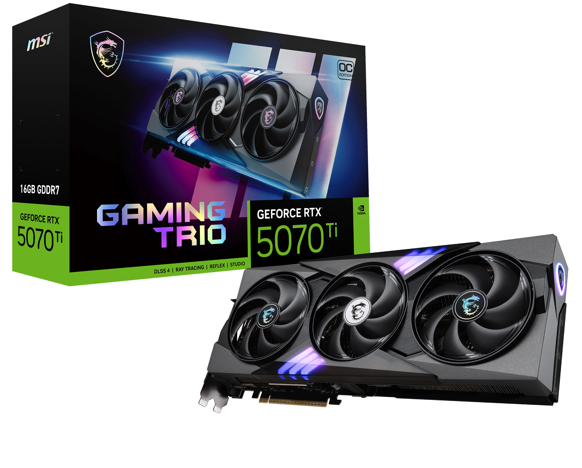 MSI GeForce RTX 5070 Ti 16G GAMING TRIO OC