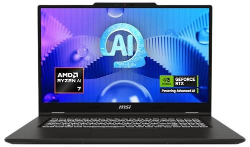 MSI VenturePro A17 AI+, Business-Laptop, AMD Ryzen™ AI 7 350 Prozessor, 17,3