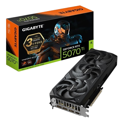 [GIGABYTE] 지포스 RTX 5070 Ti WINDFORCE OC SFF D7 16GB 제이씨현