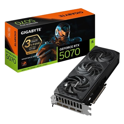 [GIGABYTE] 지포스 RTX 5070 WINDFORCE SFF D7 12GB 제이씨현