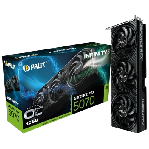Palit GeForce RTX 5070 Infinity 3 OC 12GB GDDR7 Reflex 2 RTX AI DLSS4