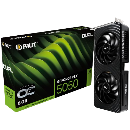 Palit GeForce RTX 5050 Dual OC 8GB GDDR6 PCI-Express Graphics Card