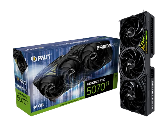 Palit GeForce RTX 5070 Ti GamingPro 16GB GDDR7 PCI-Express Graphics Card