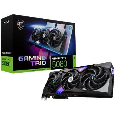 Karta graficzna MSI GeForce RTX 5080 Gaming Trio OC 16GB DLSS 4