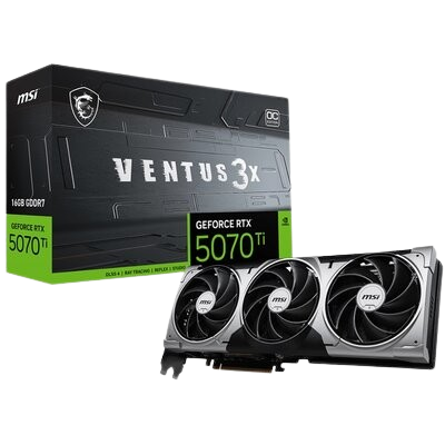 Karta graficzna MSI GeForce RTX 5070 Ti Ventus 3X OC 16GB DLSS 4
