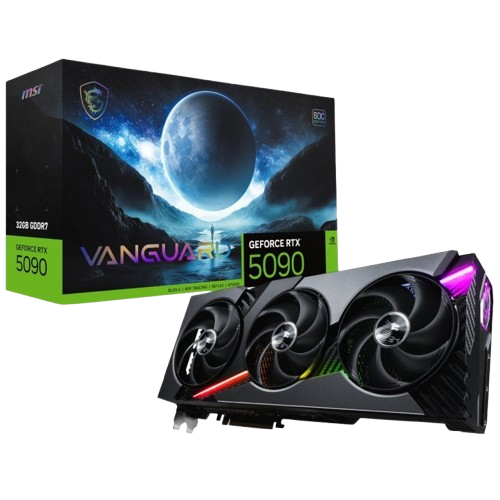 MSI GeForce RTX 5090 VANGUARD SOC 32GB GDDR7 Reflex 2 RTX AI DLSS4