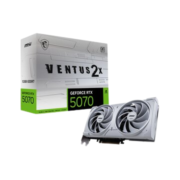 GeForce RTX5070 VENTUS 2X OC White NVIDIA GeForce RTX 5070 12 GB GDDR7 Bianca