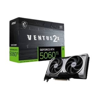 MSI GeForce RTX 5060 Ti 16G Ventus 2X OC Plus 16GB GDDR7 DLSS4 1*HDMI/3*DisplayPort PCi Ex 5.0 16x