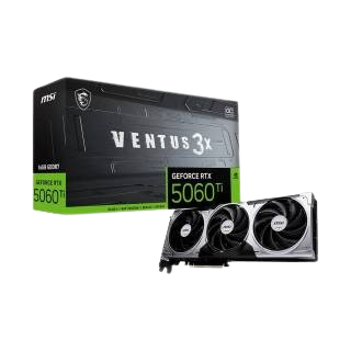 MSI GeForce RTX 5060 Ti 16G Ventus 3X OC 16GB GDDR7 DLSS4 1*HDMI/3*DisplayPort PCi Ex 5.0 16x