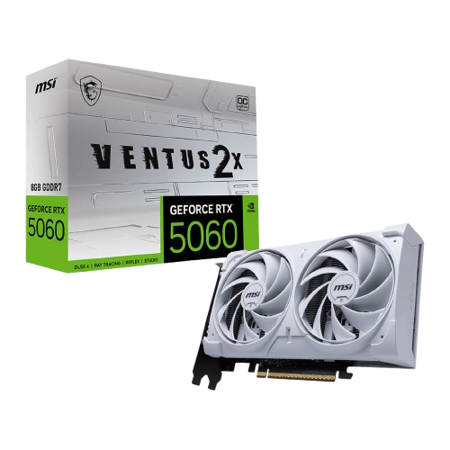MSI GeForce RTX 5060 8G VENTUS 2X OC White