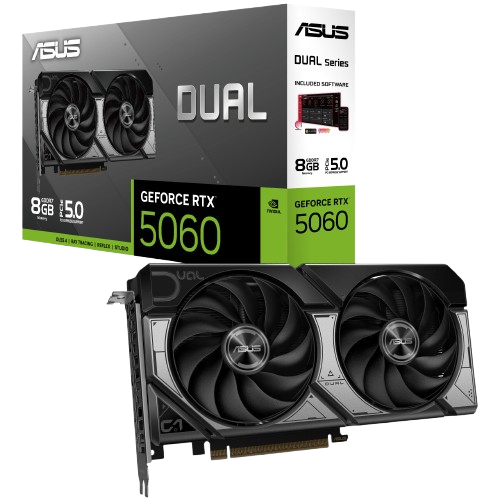 Asus GeForce RTX 5060 Dual 8GB GDDR7 PCI-Express Graphics Card