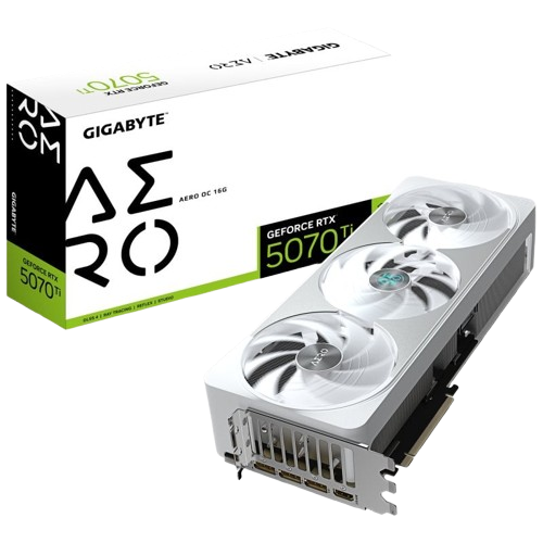 Gigabyte GeForce RTX 5070 Ti AERO OC 16GB GDDR7 Reflex 2 RTX AI DLSS4