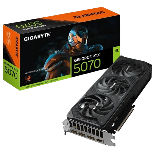 Gigabyte GeForce RTX 5070 WINDFORCE SFF 12GB GDDR7 Reflex 2 RTX AI DLSS4