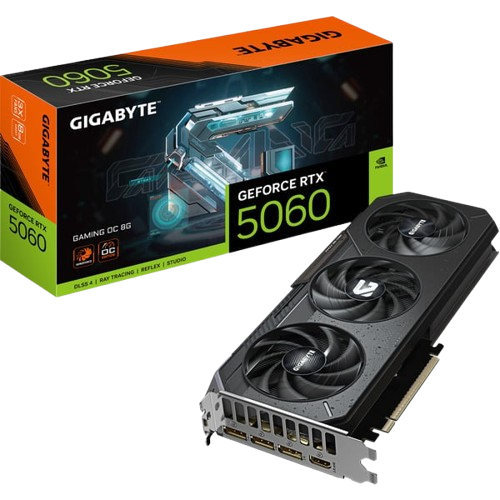 GIGABYTE GeForce RTX 5060 GAMING OC 8GD Grafikkarte HDMI/DP