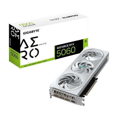 Gigabyte GeForce RTX 5060 AERO OC 8GB PCI-Express Graphics Card