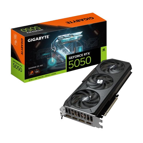 Gigabyte GeForce RTX 5050 GAMING OC 8GB GDDR6 PCI-Express Graphics Card