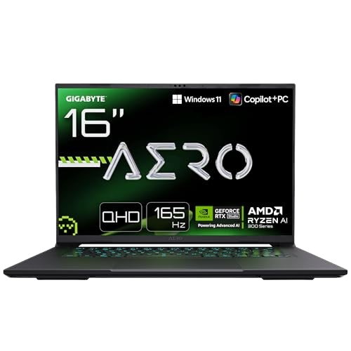 Gigabyte AERO X16 Gaming Laptop - Copilot+ PC, 16