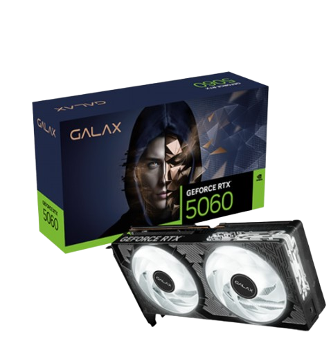 Placa de Video Galax GeForce RTX 5060 1-Click OC, 8GB, GDDR7, 128-bit, 56NSN8MDDCOC - PRE VENDA