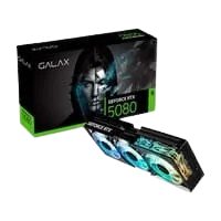 Placa de Vídeo Galax RTX 5080 1-Click OC 3X NVIDIA GeForce 16GB GDDR7 G-Sync DLSS 4 Ray Tracing HDR - 58NZN6MDBBOC