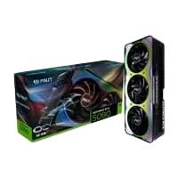 Placa de Vídeo Palit RTX 5090 GameRock OC NVIDIA GeForce 32GB GDDR7 ARGB SYNC EVO G-Sync Ray Tracing DLSS 4 - NE75090S19R5-GB2020G