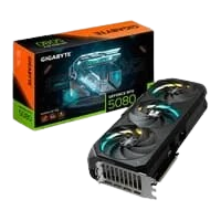 Placa de Vídeo Gigabyte RTX 5080 GAMING OC NVIDIA 16GB GDDR7 BIOS DUAL IA com FP4 DLSS 4  - GV-N5080GAMING OC-16GD G10