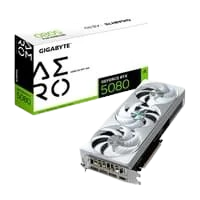 Placa de Vídeo Gigabyte RTX 5080 AERO OC NVIDIA 16GB GDDR7 BIOS DUAL IA com FP4 DLSS 4 - GV-N5080AERO OC-16GD G10