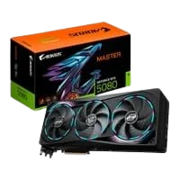 Placa de Vídeo Gigabyte RTX 5080 AORUS MASTER NVIDIA 16GB GDDR7 BIOS DUAL IA com FP4 DLSS 4 - GV-N5080AORUS M-16GD G10