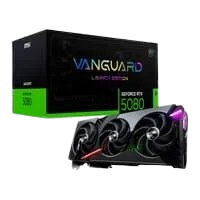 Placa de Vídeo MSI RTX 5080 16G VANGUARD SOC LAUNCH EDITION NVIDIA GeForce 16GB GDDR7 G-Sync Ray Tracing DLSS 4 HDR - G5080-16VGSL