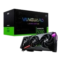Placa de Vídeo MSI RTX 5090 32G VANGUARD SOC LAUNCH EDITION NVIDIA GeForce 32GB GDDR7 G-Sync Ray Tracing DLSS 4 HDR - G5090-32VGSL