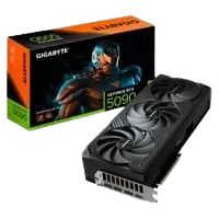 Placa de Vídeo Gigabyte RTX 5090 WINDFORCE OC 32G NVIDIA GeForce 32GB GDDR7 G-Sync DLSS 4 Ray Tracing HDR - GV-N5090WF3OC-32GD