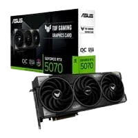 Placa de Vídeo ASUS TUF RTX 5070 O12G GAMING NVIDIA Geforce 12GB GDDR7 Blackwell DLSS4 Edição OC - 90YV0LZ0-M0NA00