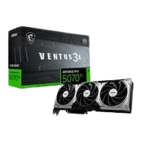 Placa de Vídeo MSI Geforce RTX 5070 TI 16G VENTUS 3X OC NVIDIA 16GB GDDR7 Até 2497MHz - G507T-16V3C