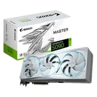 Placa de Vídeo RTX 5090 AORUS MASTER ICE 32G Gigabyte NVIDIA GeForce 32GB GDDR7 512bits RGB DLSS Ray Tracing - 9VN5090AMI-00-G10