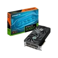 Placa de Vídeo RTX 5060 Ti EAGLE OC 16G Gigabyte NVIDIA GeForce 16GB GDDR7 128bits RGB DLSS Ray Tracing - GV-N506TEAGLE OC-16GD