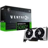 Placa de Vídeo MSI RTX 5060 Ti 8G VENTUS 2X OC PLUS NVIDIA GeForce 8GB GDDR7 128-bit 2617 MHz FP4 e DLSS 4 Ray Tracing - G506T-8V2CP