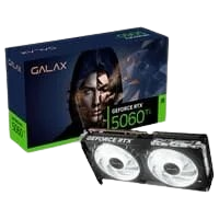 Placa de Vídeo GALAX RTX 5060 TI 1-Click OC 16GB NVIDIA GeForce 128bits GDDR7 DLSS 4 Ray Tracing - 56IZN8MDCPOC