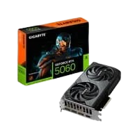 Placa de Vídeo Gigabyte RTX 5060 WINDFORCE 8G NVIDIA GeForce 8GB GDDR7 128bits DLSS Ray Tracing - GV-N5060WF2-8GD