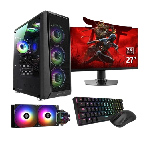 PC Racing D5 Equinox Gaming Intel Core i5-14600KF/32GB/2TB SSD/RTX 5070 Ti + Monitor 27