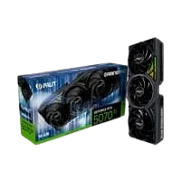 Placa de Vídeo Palit RTX 5070 Ti GamingPro V1 GeForce NVIDIA 16GB GDDR7 2452 MHz DLSS 4 Tripe Fan Ray Tracing - NE7507T019T2-GB2031Y