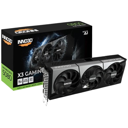 Inno3D GeForce RTX 5080 X3 GAMING OC 16GB GDDR7 Reflex 2 RTX AI DLSS4