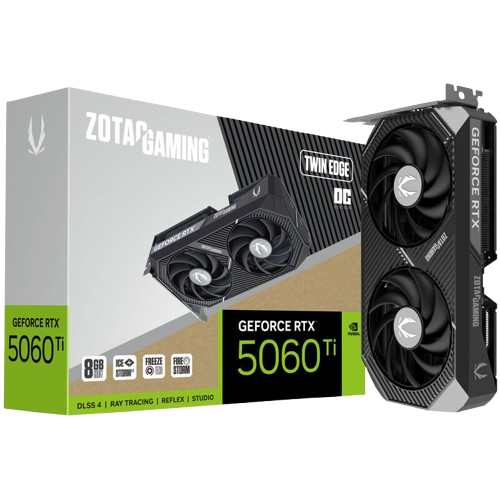 ZOTAC GAMING GeForce RTX 5060 Ti Twin Edge OC, 8192 MB GDDR7
