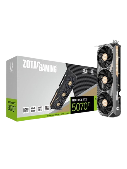 ZOTAC GeForce RTX 5070 Ti Solid SFF - 16GB GDDR7 RAM - Grafikkort