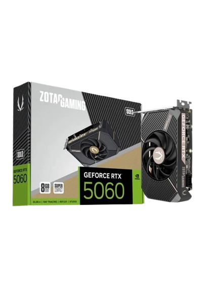 ZOTAC GeForce RTX 5060 Solo - 8GB GDDR7 RAM - Grafikkort