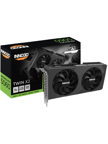 Inno3D GeForce RTX 5060 Twin X2 - 8GB GDDR7 RAM - Grafikkort