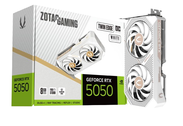 Zotac GeForce RTX 5050 Solo 8GB GDDR6 PCI-Express Graphics Card