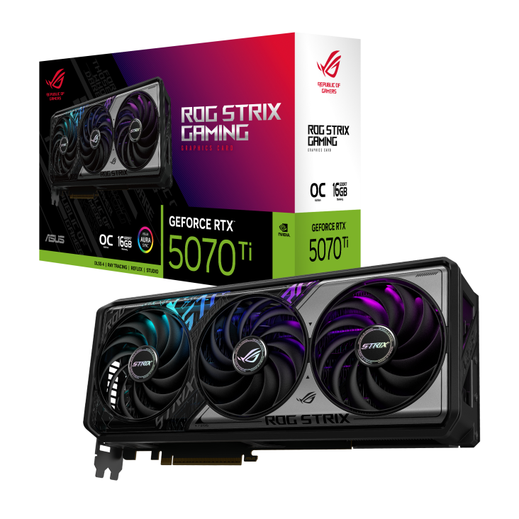ASUS ROG Strix GeForce RTX 5070 Ti 16 GB OC Edition + 007 First Light Game Bundle