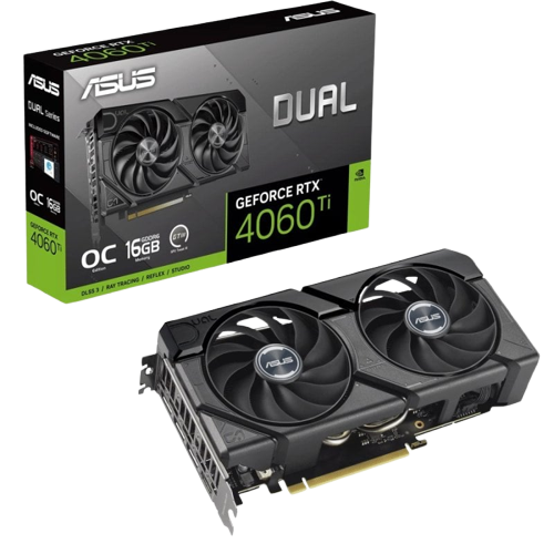Asus Dual GeForce RTX 4060 Ti EVO OC Edition 16GB GDDR6 DLSS3 - Tarjeta gráfica