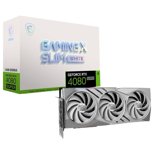 MSI GeForce RTX 4080 SUPER GAMING X SLIM White 16GB GDDR6X DLSS3