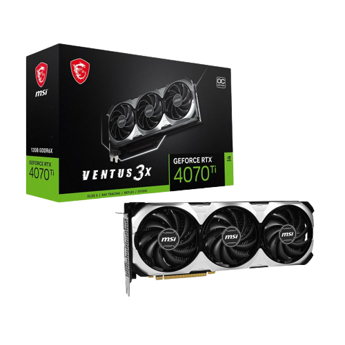 MSI GeForce RTX 4070 Ti VENTUS 3X OC 12GB GDDR6X DLSS3